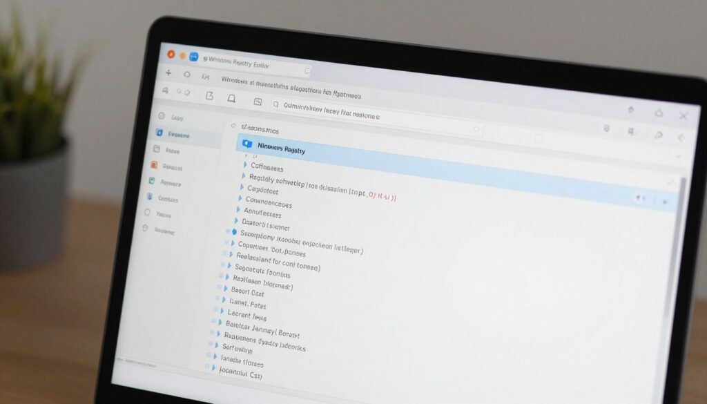 access registry editor