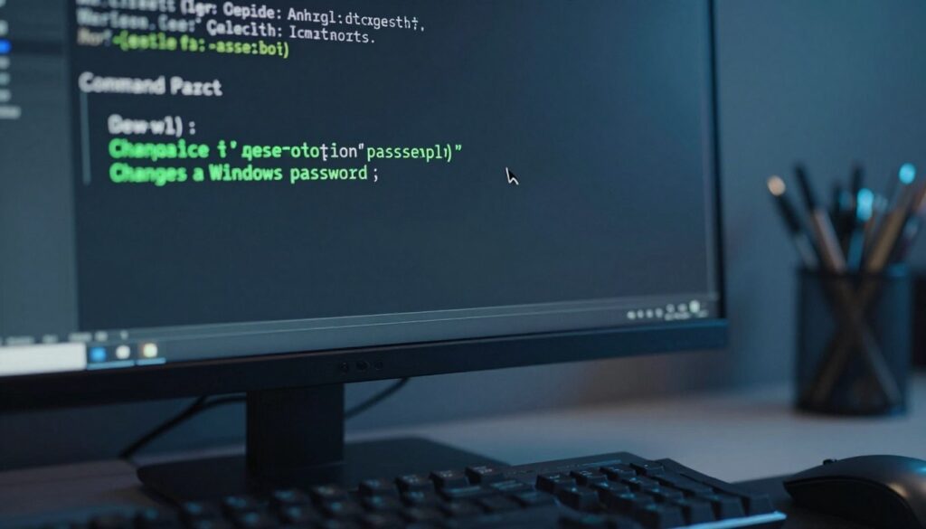 command line to change password command line to change password