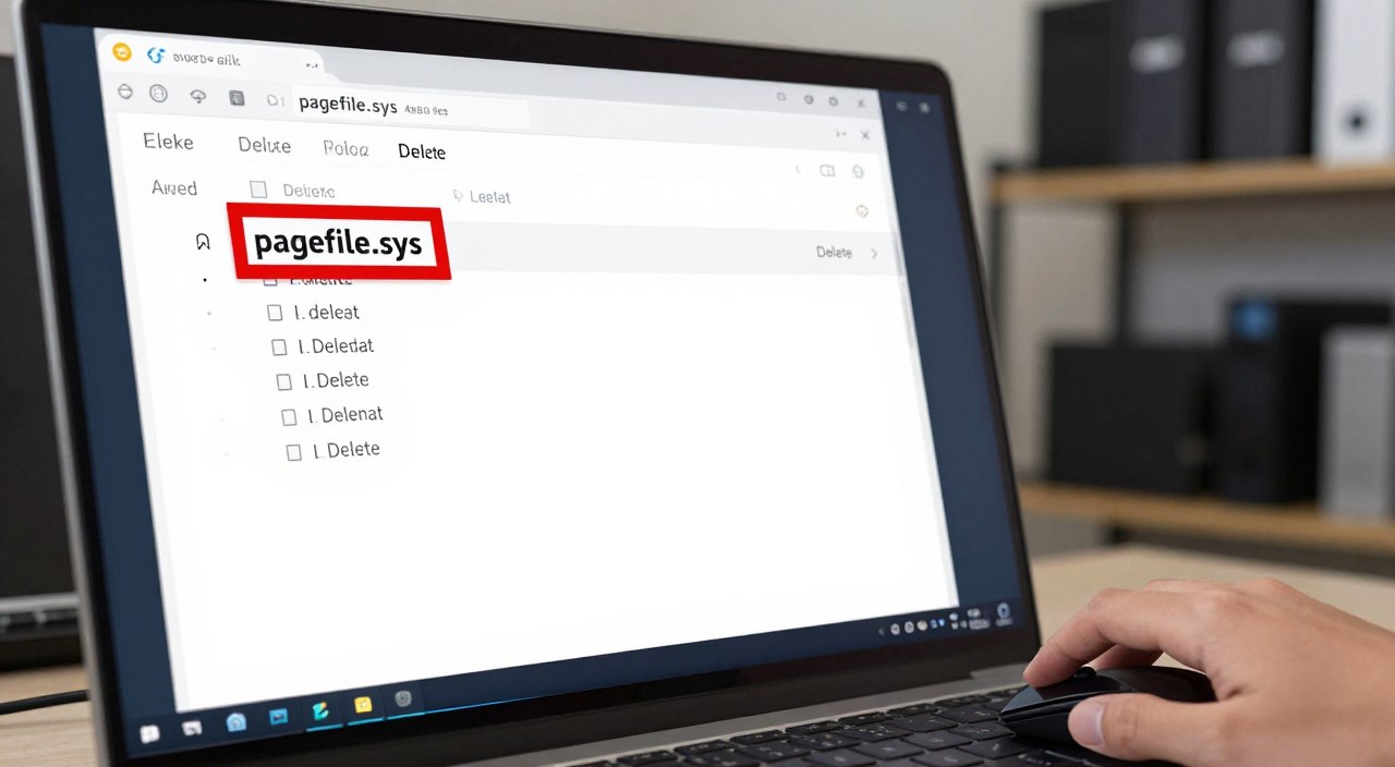 delete pagefile.sys delete pagefile.sys